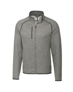 Cutter & Buck Men's Mainsail Sweater-Knit Full Zip Jacket