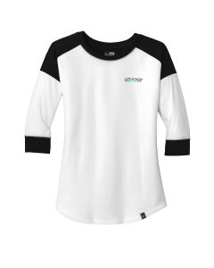 New Era - Ladies Heritage Blend 3/4-Sleeve Baseball Raglan Tee